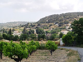 Alektora village in Limassol District, Cyprus
