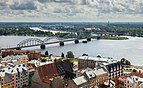 Vistas desde la iglesia de San Pedro, Riga, Letonia, 2012-08-07, DD 01.JPG