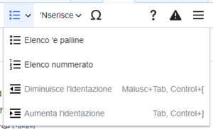 VisualEditor Toolbar Lists and indentation-nap.png