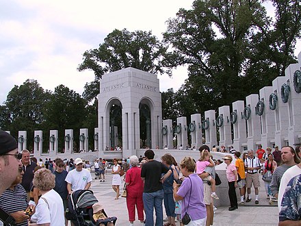 The World War II Memorial in Washington, D.C.