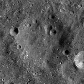 <span class="mw-page-title-main">Wan-Hoo (crater)</span> Crater on the Moon