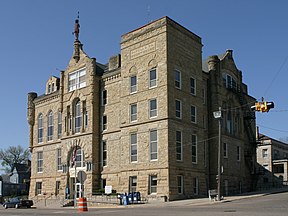 Das Wapello County Courthouse in Ottumwa