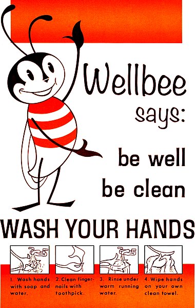 File:Wash your hands poster CDC - Wellbee.jpg