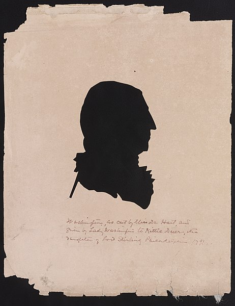 File:Washington, as cut by Miss De Hart, and given by Lady Washington to Kittie Duer, the daughter of Lord Stirling Philadelphia 1791 LCCN2015650340.jpg