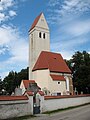 Ehemalige Pfarrkirche St. Georg, jetzt Friedhofskirche, sogenannte Rockelfinger Kirche