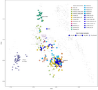 West Eurasian PCA with ancient and modern Croatian genomes.webp