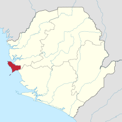 Location of Western Area