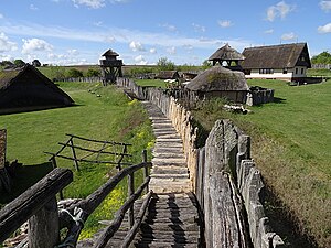 Reconstructed fortification of the Funkenburg