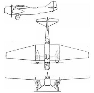 Wibault 220 RN3 3-view drawing from Aero Digest October,1930 Wibault 220 RN3 3-view Aero Digest October,1930.png