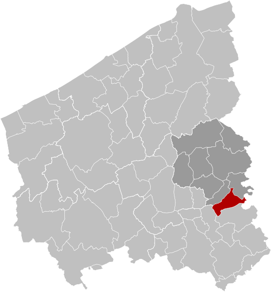 File:Wielsbeke West-Flanders Belgium Map.svg