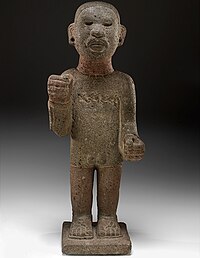 Front side statue of Xipe Totec found in Tepepan