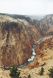 Большой каньон Йеллоустона