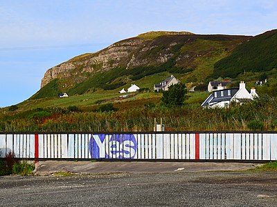 8. September: Yes-Kampagne auf der Insel Skye