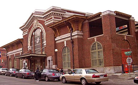 Yonkers train station front