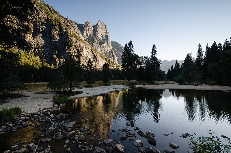 File:Yosemite Park in Evening Backlight 2013.jpg