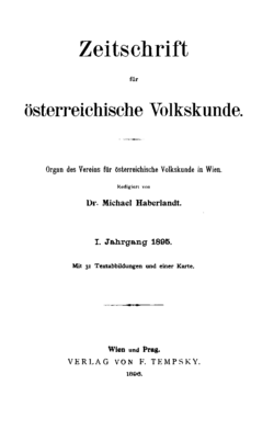 Zeitschrift für österreichische Volkskunde 1895 Titel.png