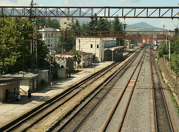Zestaponi railway station