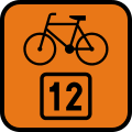 R-4 „informacja o szlaku rowerowym”