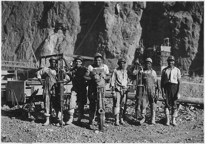 File:"Negroes employed as drillers on the construction of Hoover Dam." - NARA - 293747.jpg