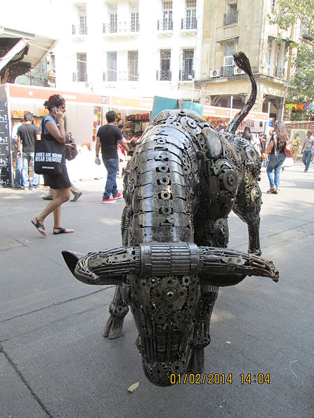 File:'BULL OF DALAL STREET' at Kala Ghoda Festival..JPG