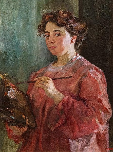 File:(Barcelona) Lluïsa Vidal - Autoretrat - Museu Nacional d'Art de Catalunya.jpg