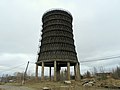Деревянная градирня в Североуральске