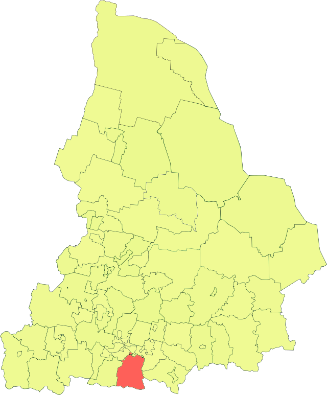Сысертский городской округ на карте