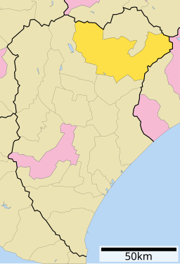 Ashoros läge i Tokachi subprefektur      Signifikanta städer      Övriga städer     Landskommuner