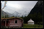 Xiata Hot Springs, a settlement on the north slope that has been developed into a tourist destination[1]