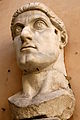 Head of the colossal marble statue of Constantine I