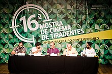 16th Tiradentes Film Festival brings together audiences, directors, producers and those interested in cinema in general for 10 days of activities related to the production, dissemination and circulation of Contemporary Brazilian cinema. 16a Mostra de Cinema de Tiradentes (8398544608).jpg