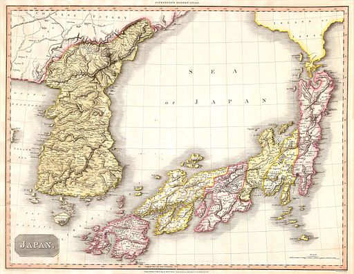 1809 Pinkerton Map of Korea ^ Japan - Geographicus - JapanKorea-pinkerton-1809