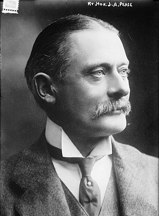 <span class="mw-page-title-main">Jack Pease, 1st Baron Gainford</span> British politician