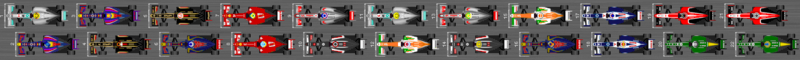 Diagrama do grid de largada para o Grande Prêmio da Alemanha de 2013