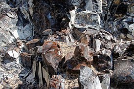 Obsidian in der Natur, Armenien