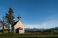 * Nomination Herz Jesu Chapel near Rückholz, Bavaria in front of the Alps --PtrQs 01:02, 3 February 2018 (UTC) * Promotion Good quality. --Bgag 04:50, 3 February 2018 (UTC)