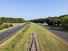 Route 55 northbound in Vineland