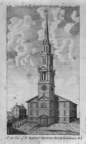File:A S.W. View of the Baptist meeting House, Providence, R.I.jpg