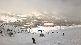 Vista aérea da estação.