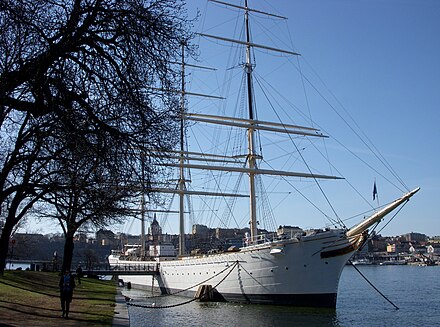 One of the more famous hostels is af Chapman, a clipper ship anchored in central Stockholm.