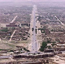 Veduta aerea di Kabul