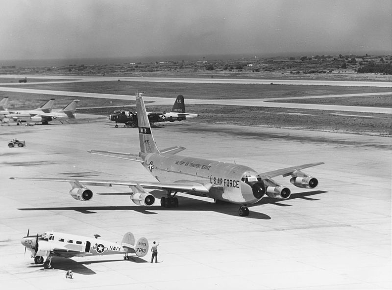 File:Aircraft at Naval Station Rota in the mid-1960s.jpg