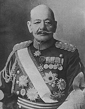 Count Akiyama Yoshifuru, served as a cavalry regimental commander in the First Sino-Japanese War of 1894-1895. In the Russo-Japanese War of 1904-1905, he led his troops against the Cossack cavalry divisions of the Imperial Russian Army. Akiyama Yoshifuru.jpg