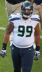 Branch in the 2012 preseason with the Seahawks. Alan Branch.JPG