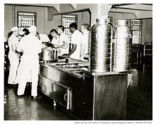 Inmates in the dining hall Alcatraz Dining Hall prisoners.jpg