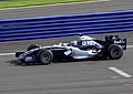 Testing a Williams in Silverstone circuit, April 2006