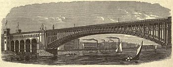 Bridge across Mississippi River controlled by Terminal Railroad Association AmCyc Bridge - St. Louis Bridge.jpg