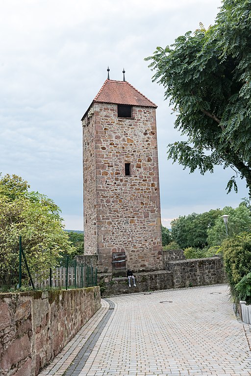 Am Burggraben, Frauenturm Fritzlar 20170922 001