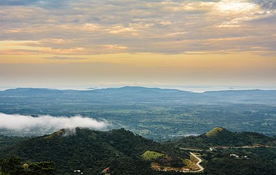 La montagne Amedzope dans la région de la Volta. Novembre 2018.