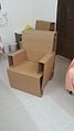 Cardboard chair by Amrish Kawa